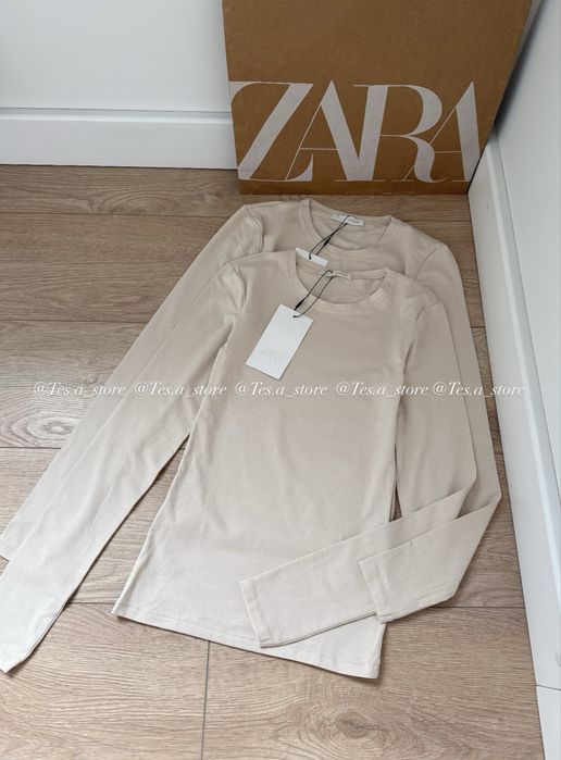Базові лонгсліви Zara лонгслів кофточка
