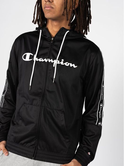 Bluza rozpinana z kapturem logo Champion S
