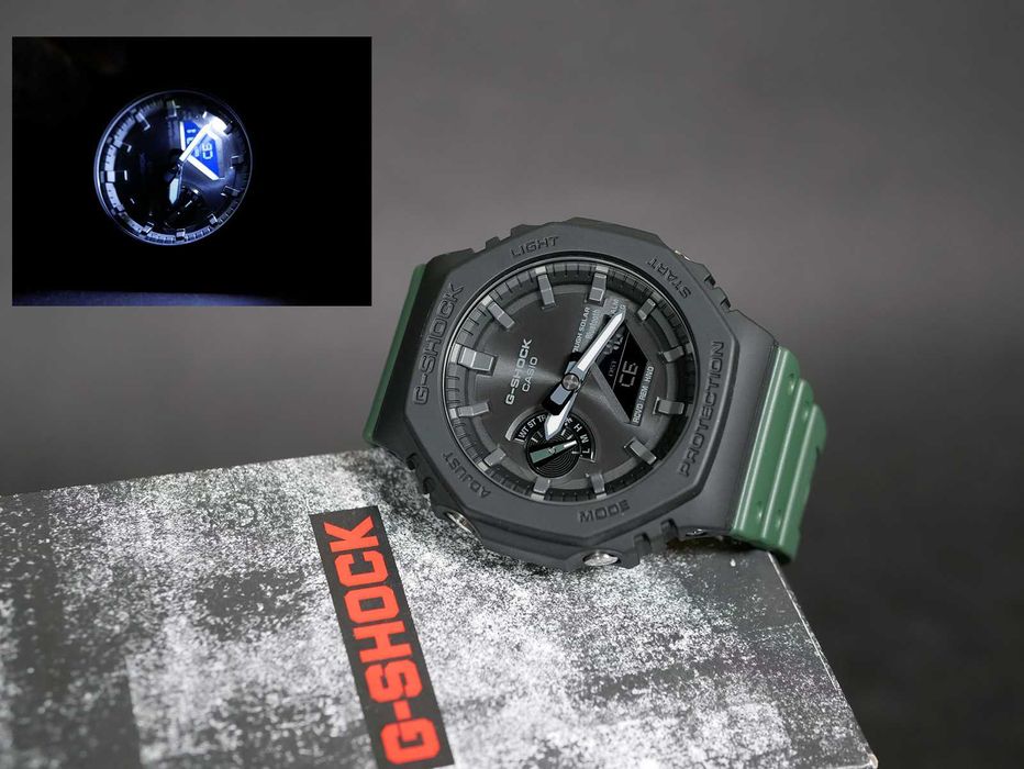 Casio GA-B2100-3A Black Green Bluetooth G-Shock.  100% original.