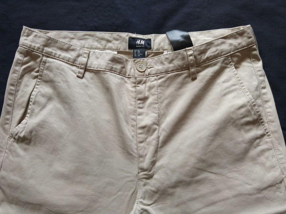 Spodnie męskie bawełniane H&M