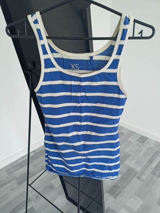 Bluzka na ramiączkach koszulka w paski