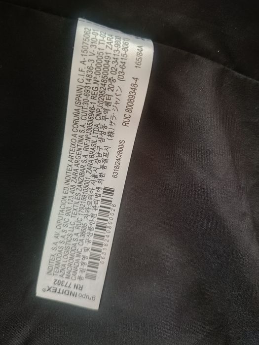 Kurtka pladzcz Teddy baranek Zara S