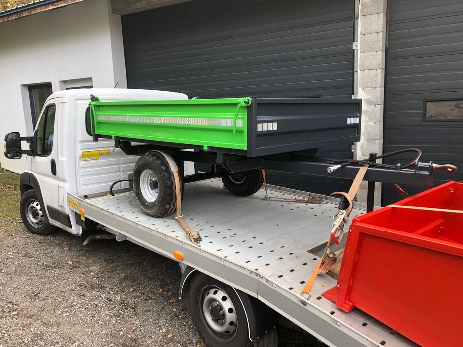 Przyczepa jednoosiową rolnicza