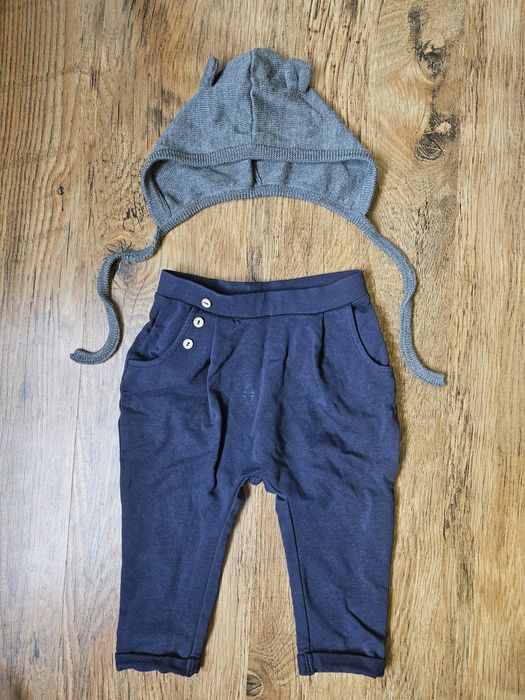 Шапочка H&M з вушками + штани Zara