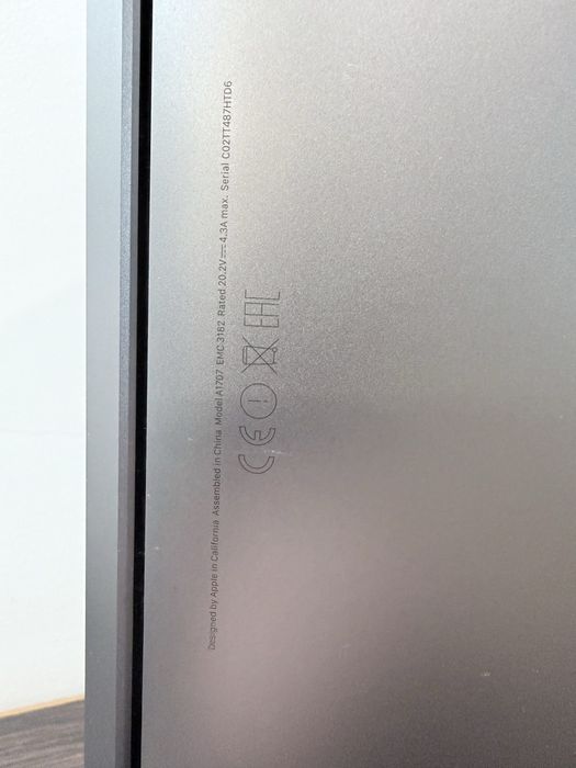 Macbook Pro 15’   SSD 500 Gb ,  intel i7(2,9GHz) ,  oзп- 16Gb