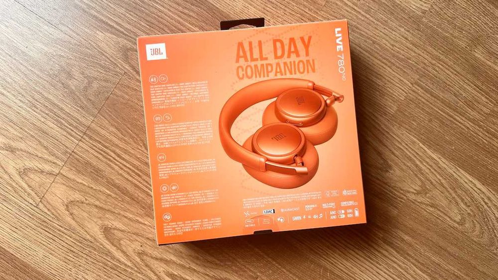 Auscultadores JBL Live 780 NC Laranja