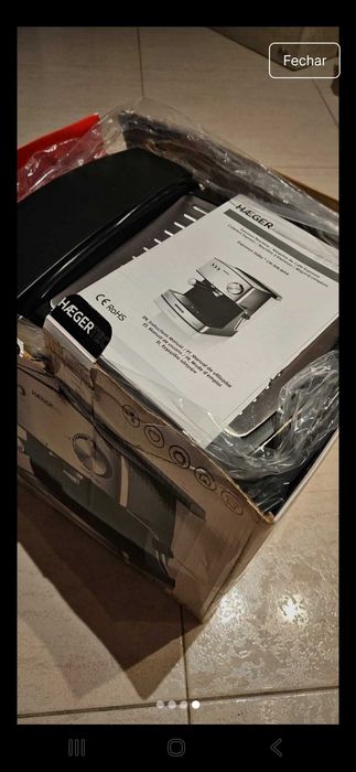 Máquina de Café Manual HAEGER Expresso Itália (café moído ou cápsula)