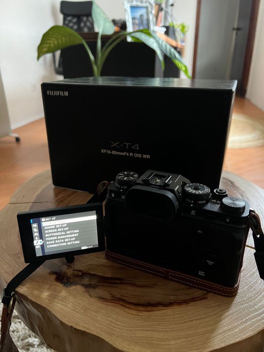 FUJIFILM X-T4 + Capa em Couro – Excelente Estado