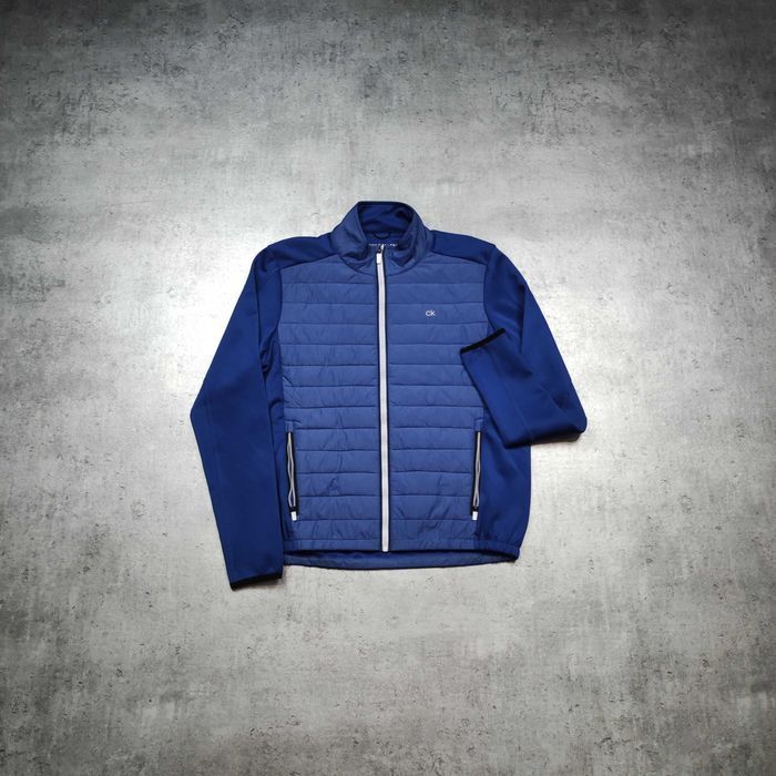 MĘSKA Bluza Thermal Rozpinana CK Golf Calvin Klein Ocieplona Luxury