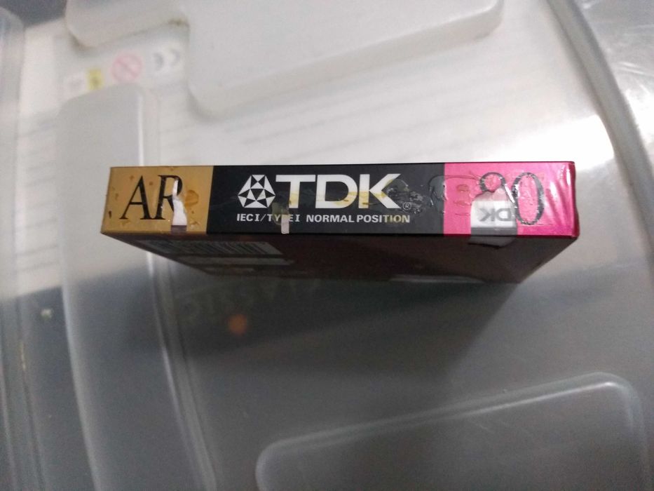 Raríssima cassete de áudio VINTAGE, TDK AR 80, NOVA!