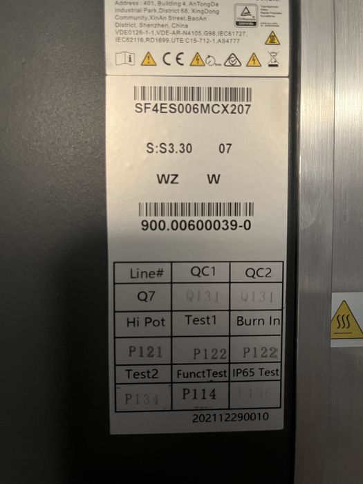 Falownik SOFAR  6.6 KTL-X