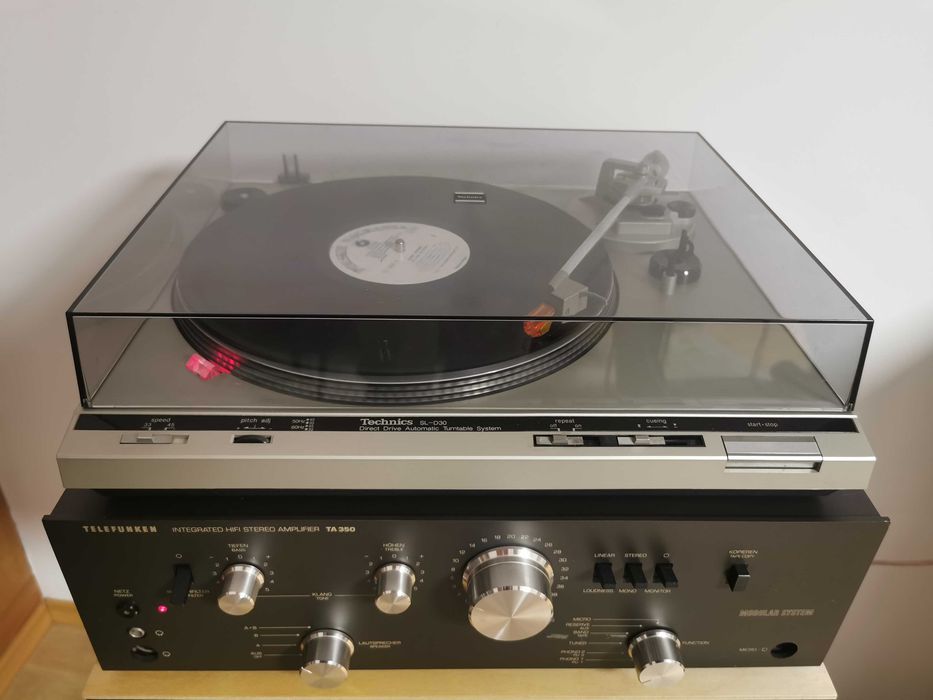 Gramofon Technics SL-D30 + Wzmacniacz Telefunken TA 350