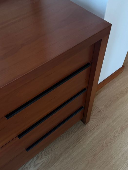 Conjunto Mobilia de Quarto - Madeira - Excelente Estado