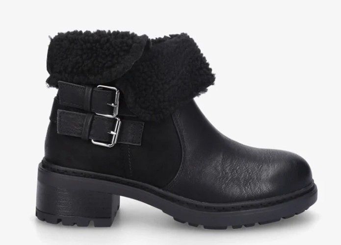 Nowe botki czarne ocieplane 39