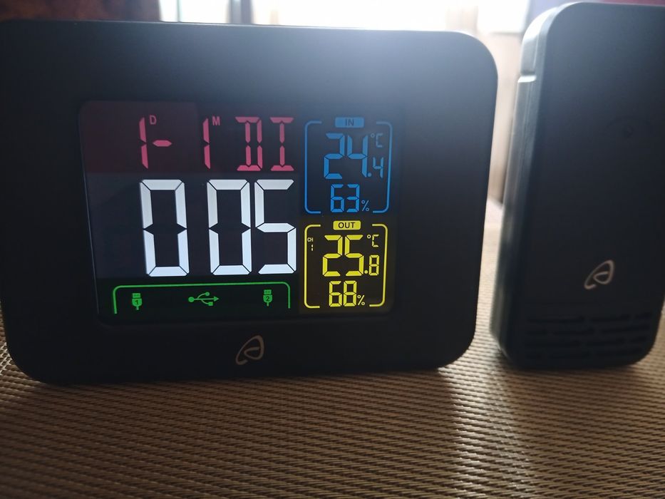 Метеостанція AURIOL з вуличним датчиком. Німеччина