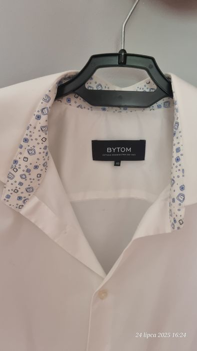Koszula biała slim taliowana Bytom