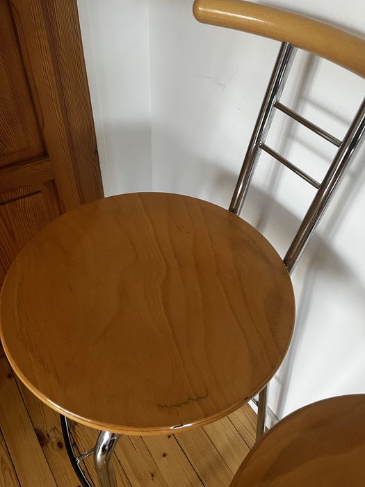 Hokery krzesła komplet