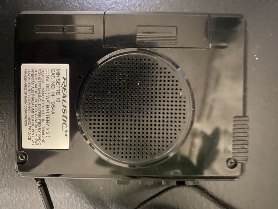 Каcсетный плеер Realistic Minisette 19