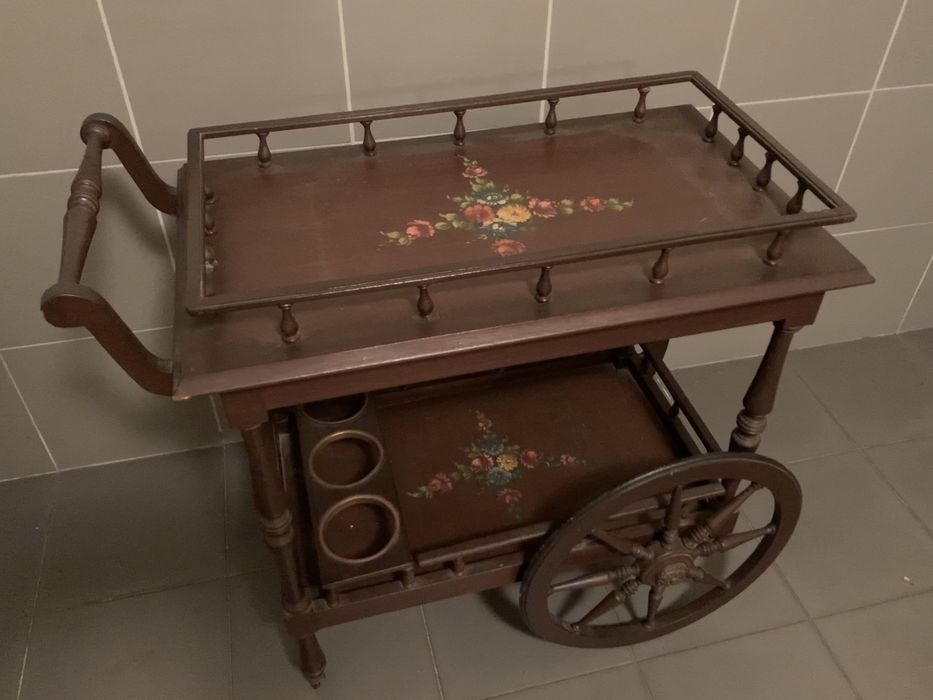 Carrinho garrafeira Vintage