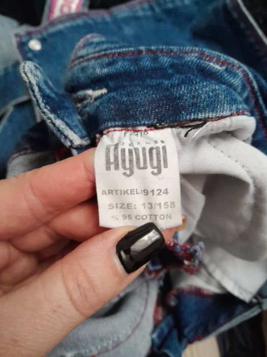 Джинсовий комбінезон, джинсові штани, джинси 13р.