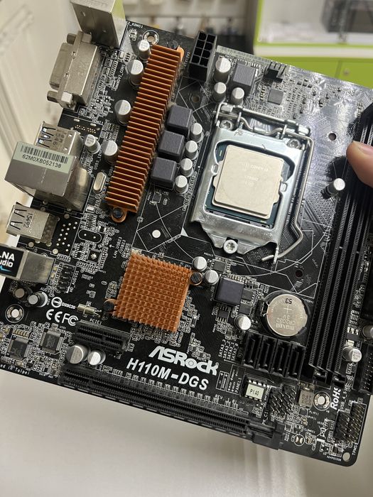 i3-6100+ ASRock H110M- Dgs