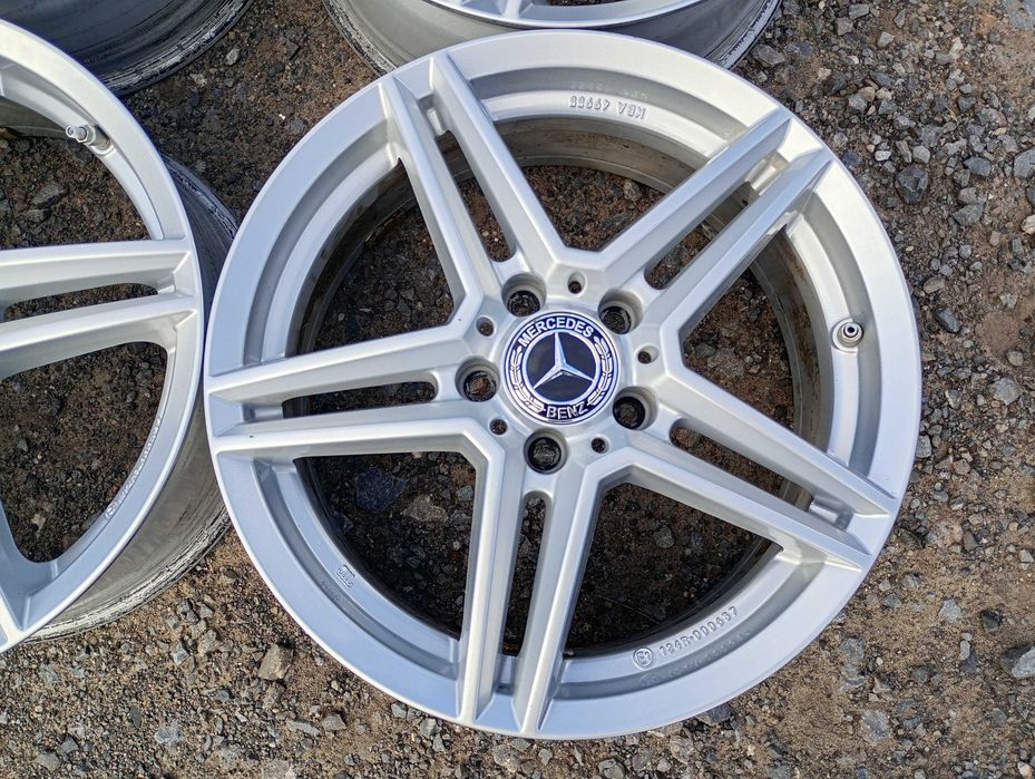 Mercedes VW Audi 17cali 5x112 7Jx17H2 ET48,5 Idealny stan + czujniki