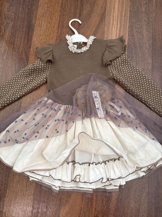 vestido de outono/inverno menina 5 anos