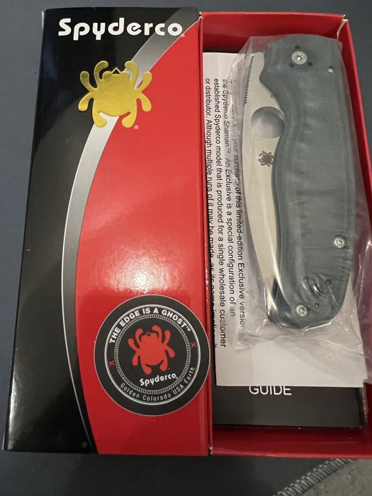 Spyderco Shaman Knifeworks Exclusive