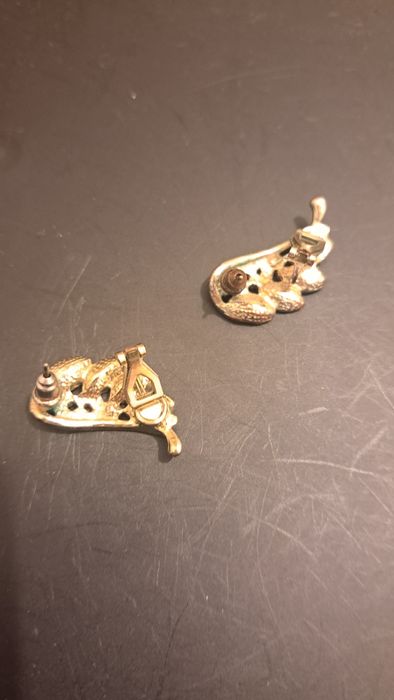 Kolczyki nausznice złote