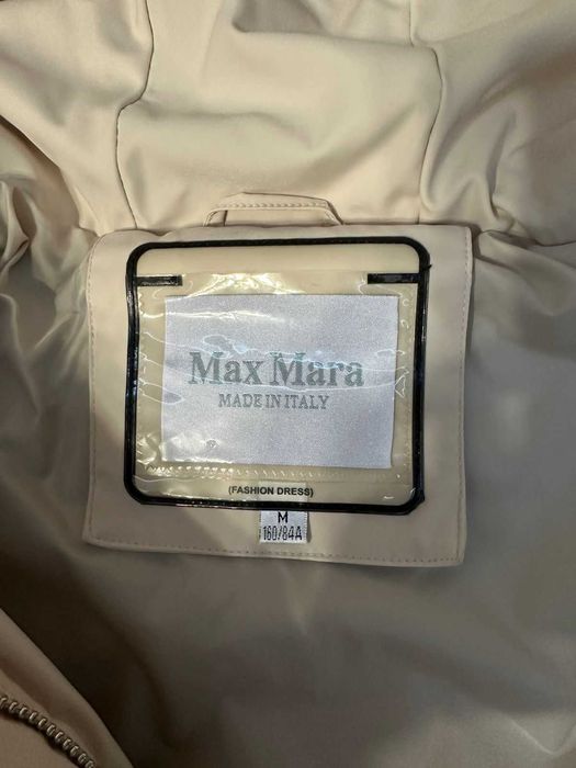 Пухова куртка, італійська Max Mara, натуральний пух, хутро