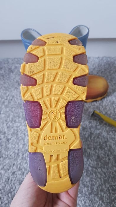 Kalosze firmy demar. Rozmiar 24/25