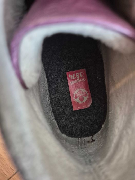 Buty trzewiki botki Rieker fioletowe 39