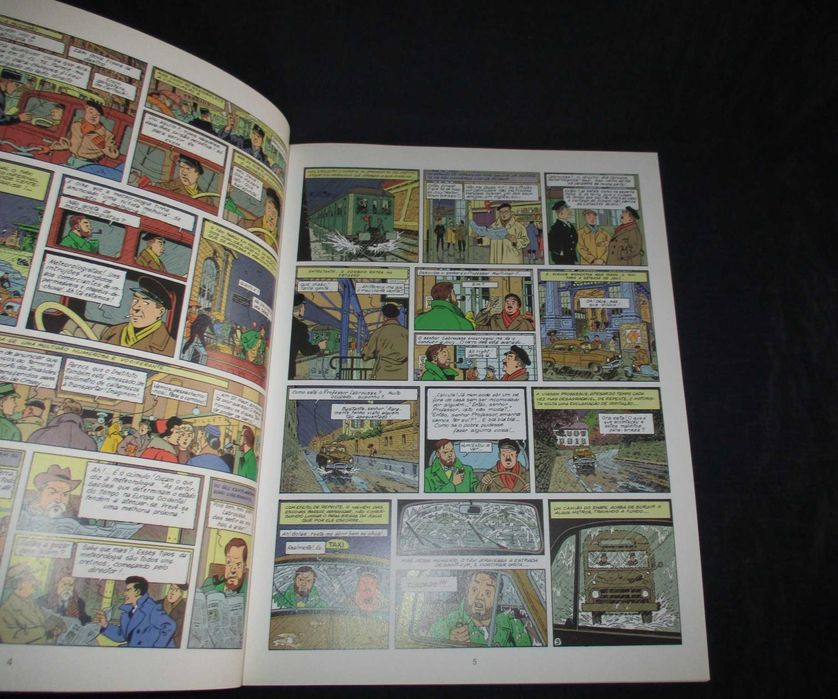 Livro BD SOS Meteoros Blake e Mortimer Meribérica 2000