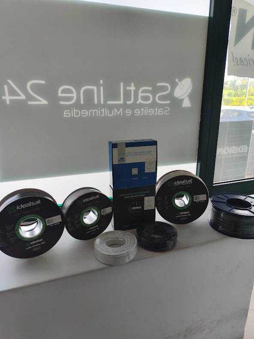 PROMOÇÃO:Cabo Coaxial Bobines Idealsat;daxis e Edision