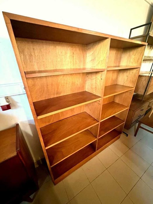 Estante dupla olaio vintage 138comp x 30prof x 160,5alt.
