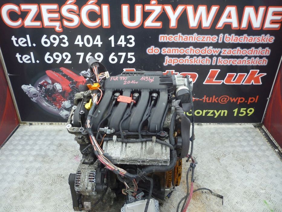 SILNIK RENAULT SCENIC 2.0 16V F4R 770 149 TYS