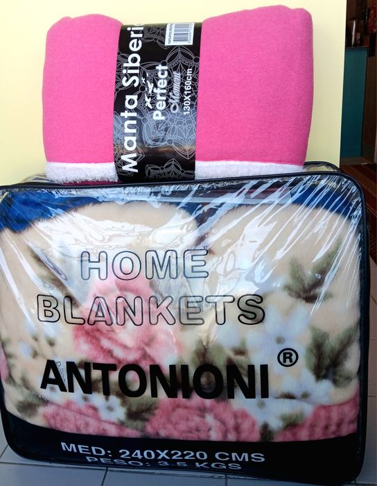 Cobertores novos casal e solteiro