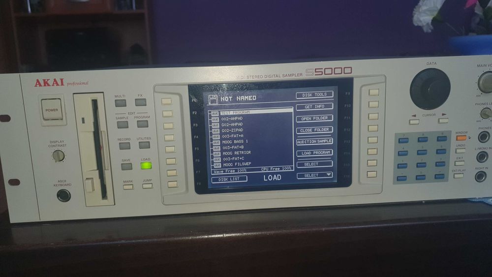 Akai s5000 sampler pamiec ram max256 +czytnik cd