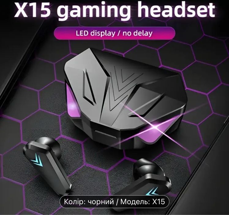 Новые беспроводные наушники TWS c LED-дисплеем и сенсорным управлением