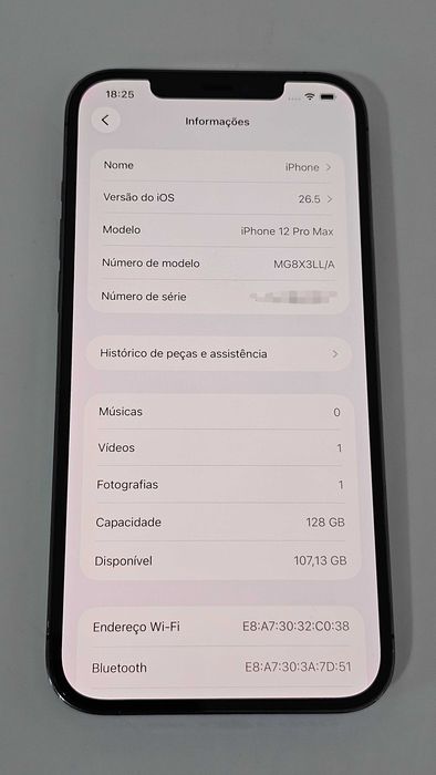 Iphone 12PRO MAX 128GB. 100% Bateria. Muito bom