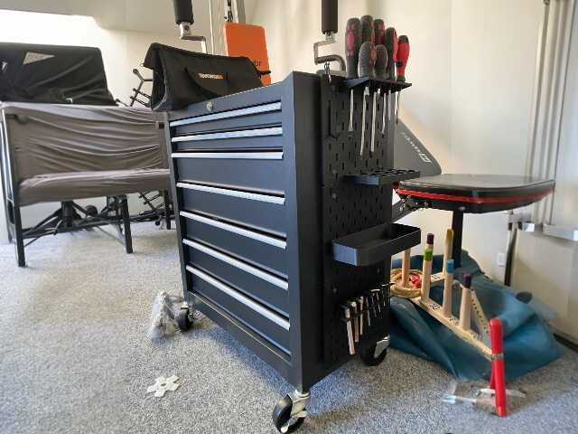 Візок для інструменту тумба на колесах MAX 7 полиць тележка для инстру