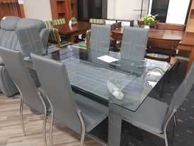 MESA + 6 CADEIRAS DE LUXO +  ENTREGA GRATUITA PAGA NA ENTREGA