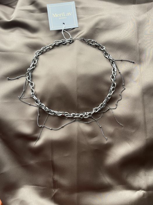 Кольє з гематиту. Чокер з гематиту.