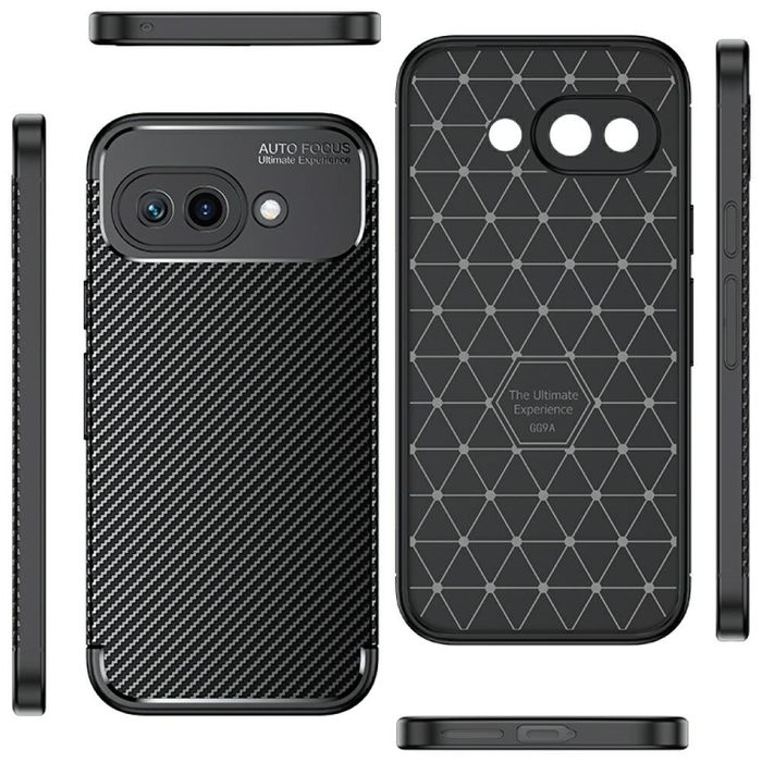 Etui do Google Pixel 9a Carbon Armor Case Matowa Obudowa Pokrowiec