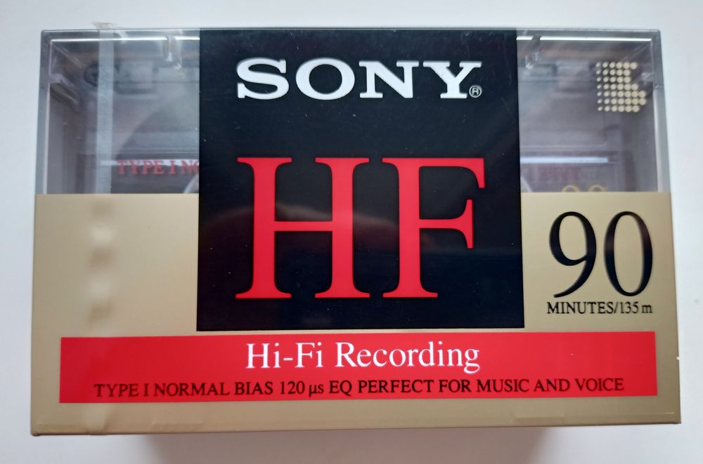 Винтажная кассета SONY HF 90 Denon sanyo teac