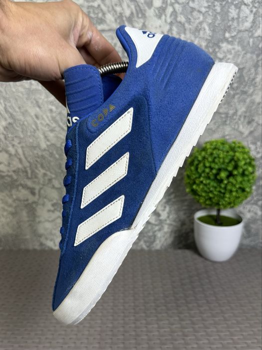 Adidas Copa копы футзалки 43 размер футбольные кожаные синие