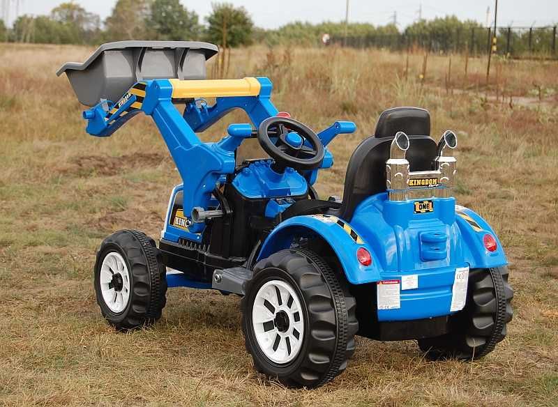 BAWIBUS.PL Auto na akumulator TRAKTOR Z ŁYŻKĄ KOPARKA jeep spychacz