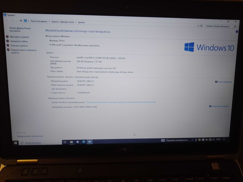 Dell 8GB odporny (magnezowy)  dysk ssd