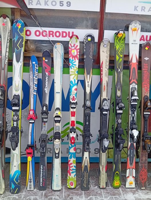 Narty po 100 zł. Sprawne.Serwisowane. Przecena. Serwis Krako59.