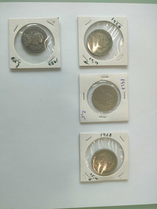 Moedas 1 escudo em niquel diversas